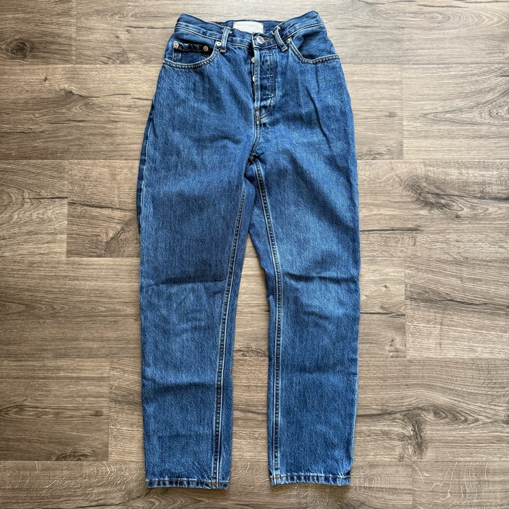 Everlane Dark Denim The 90s Cheeky Ankle Jeans size 24 Women